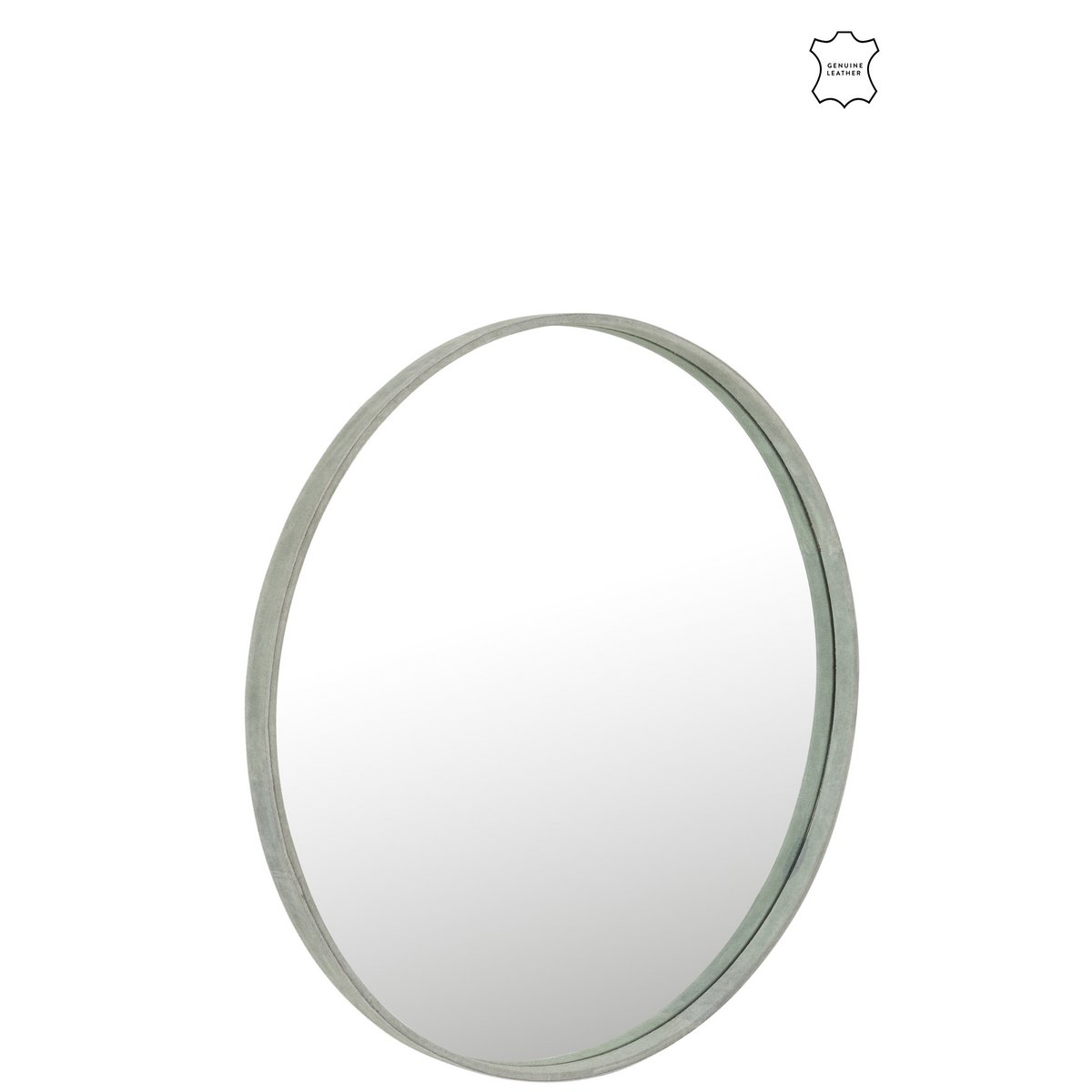 J-Line - Spiegel Rond - Glas - Groen - Large