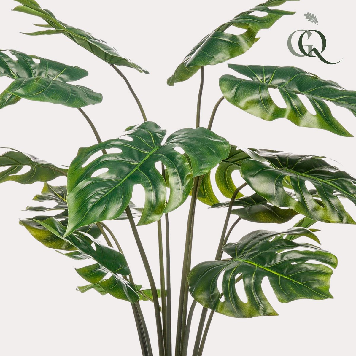 Green BoutiQ - Monstera Deliciosa - kunstplant - 95 cm