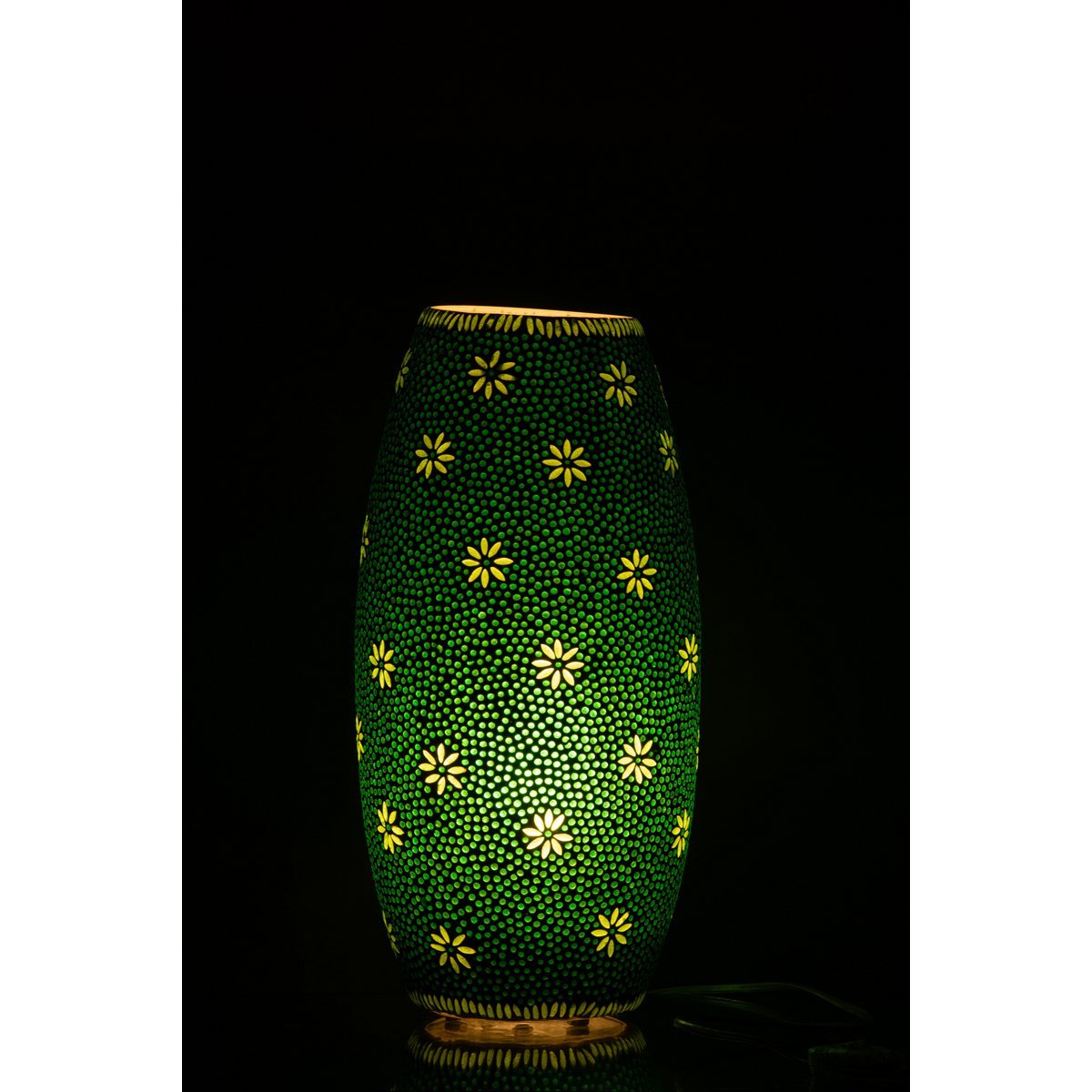 J-Line - Lamp Bram - Glas - Groen - Large