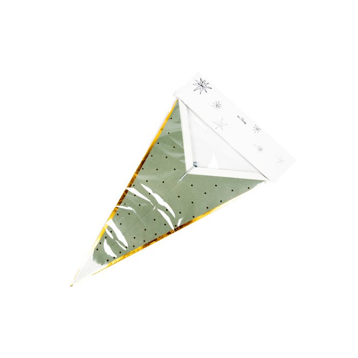 Mrs. Bloom - Decoratie Ster XL oudgroen/goud