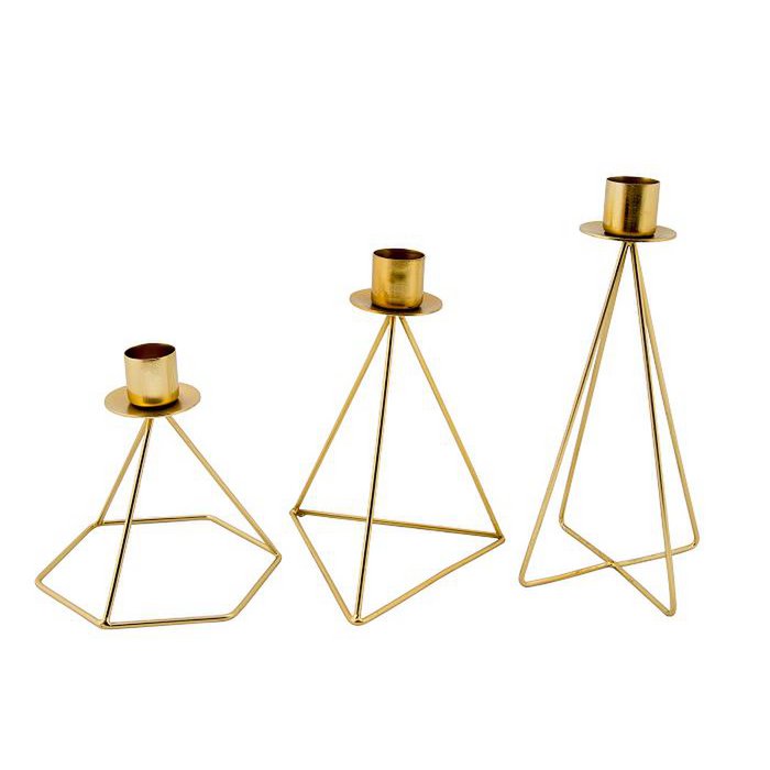 Mrs. Bloom - Kaarsenhouder Christelijk antiek goud