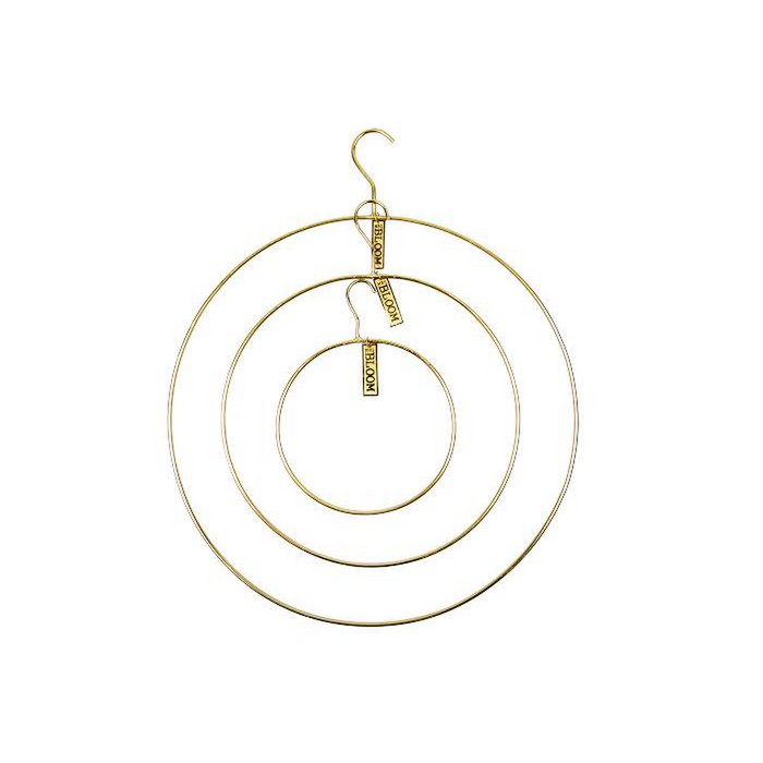 Mrs. Bloom - Ronde Hanger XL antiek goud dia 35