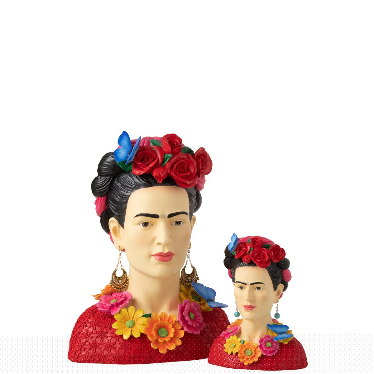 J-Line - Buste Frida Kahlo Polyresine Groot