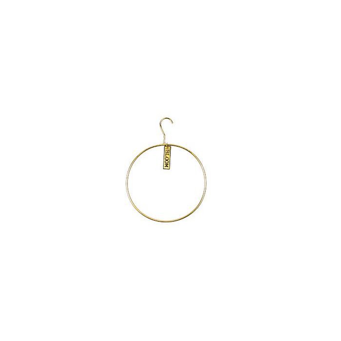 Mrs. Bloom - Ronde Hanger M antiek goud dia 15