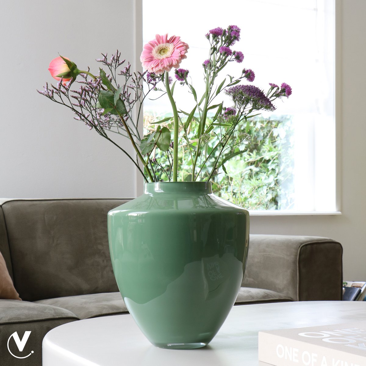 Vase the World - Vaas - Tugela pastel green