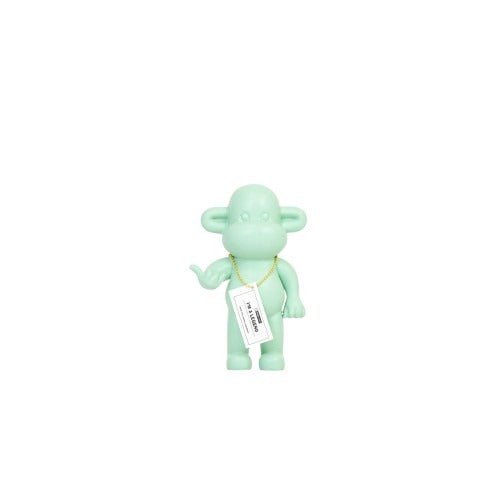 Housevitamin - Ornament - Hang Loose Monkey Figurine 'The Legend' - Polyresin -Mintgreen - 11x7x19cm