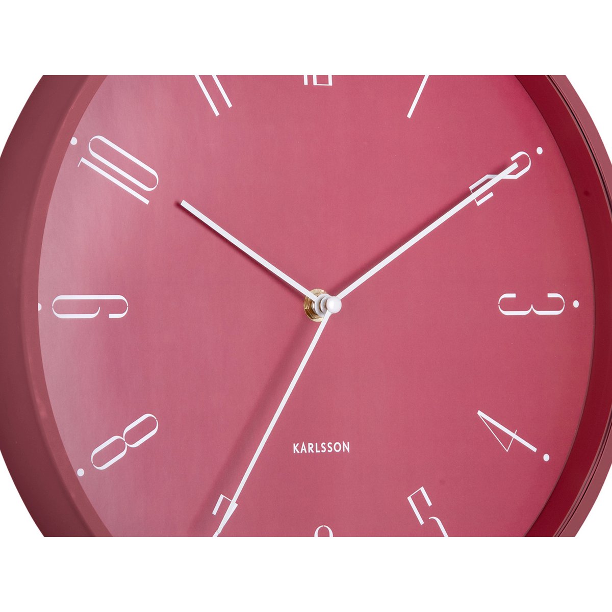 Karlsson - Wandklok Regal nummers