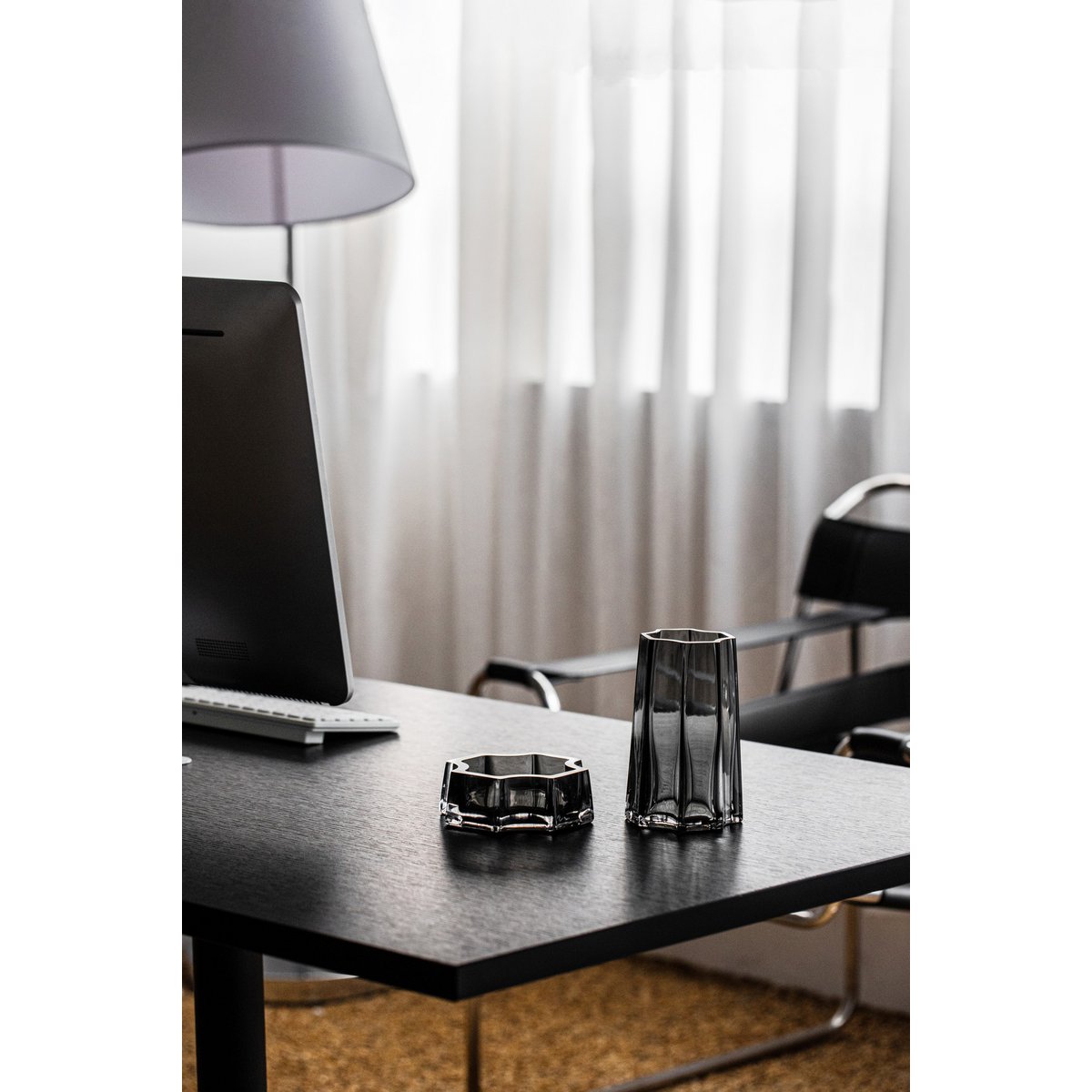 Element Accessories - Modern-Classic Luxe vaas, stijlvol design, LENOX 30 Grey