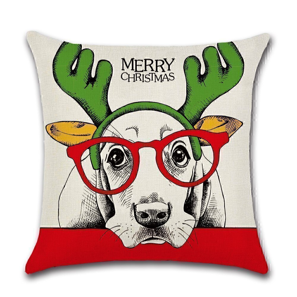 By Javy - Kussenhoes Kerst - Merry Christmas Hond