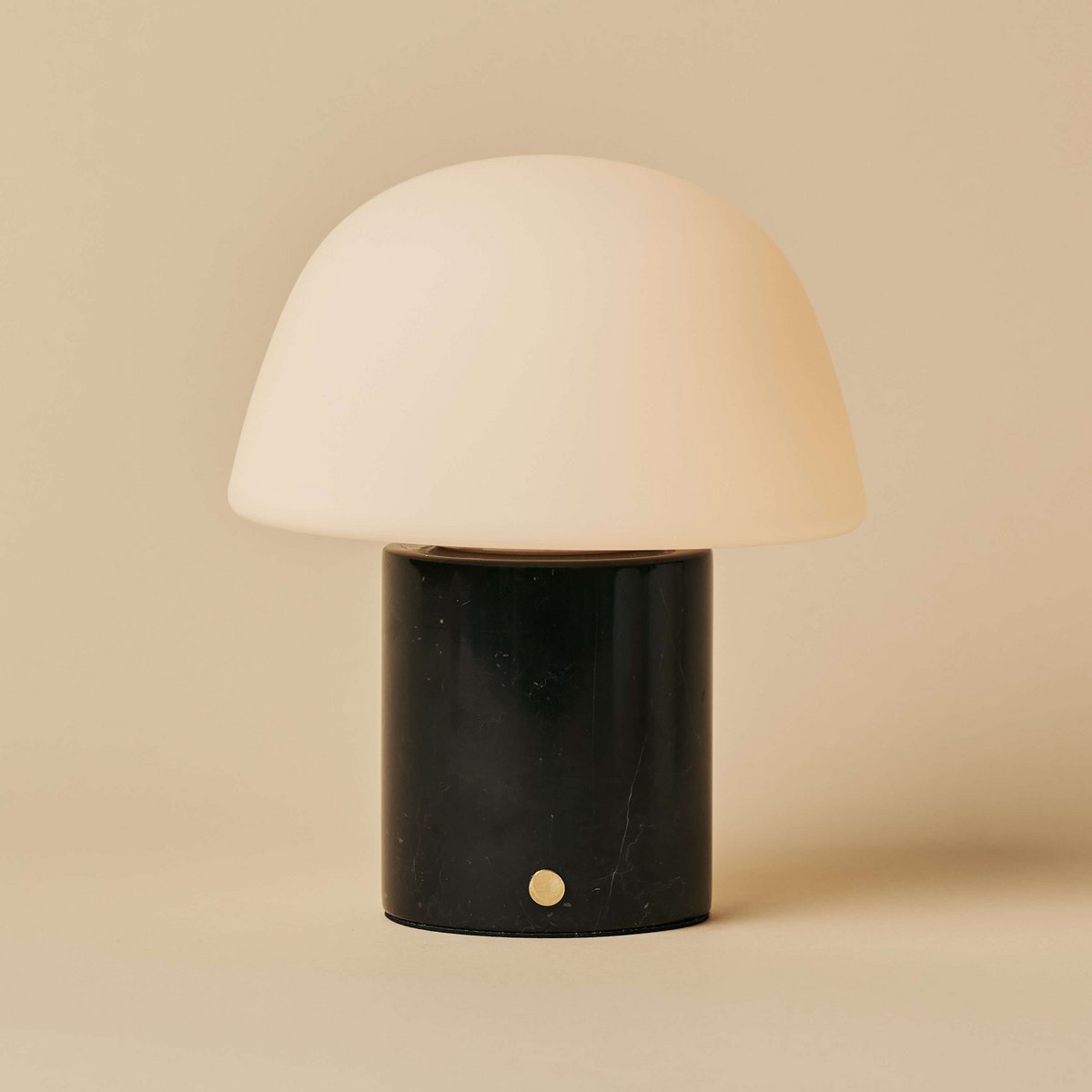 Tavellio-Amsterdam - Maes Black / Nero Marquina - Elegante marmeren oplaadbare tafellamp, tot 100 uur verlichting, stijlvol en functioneel