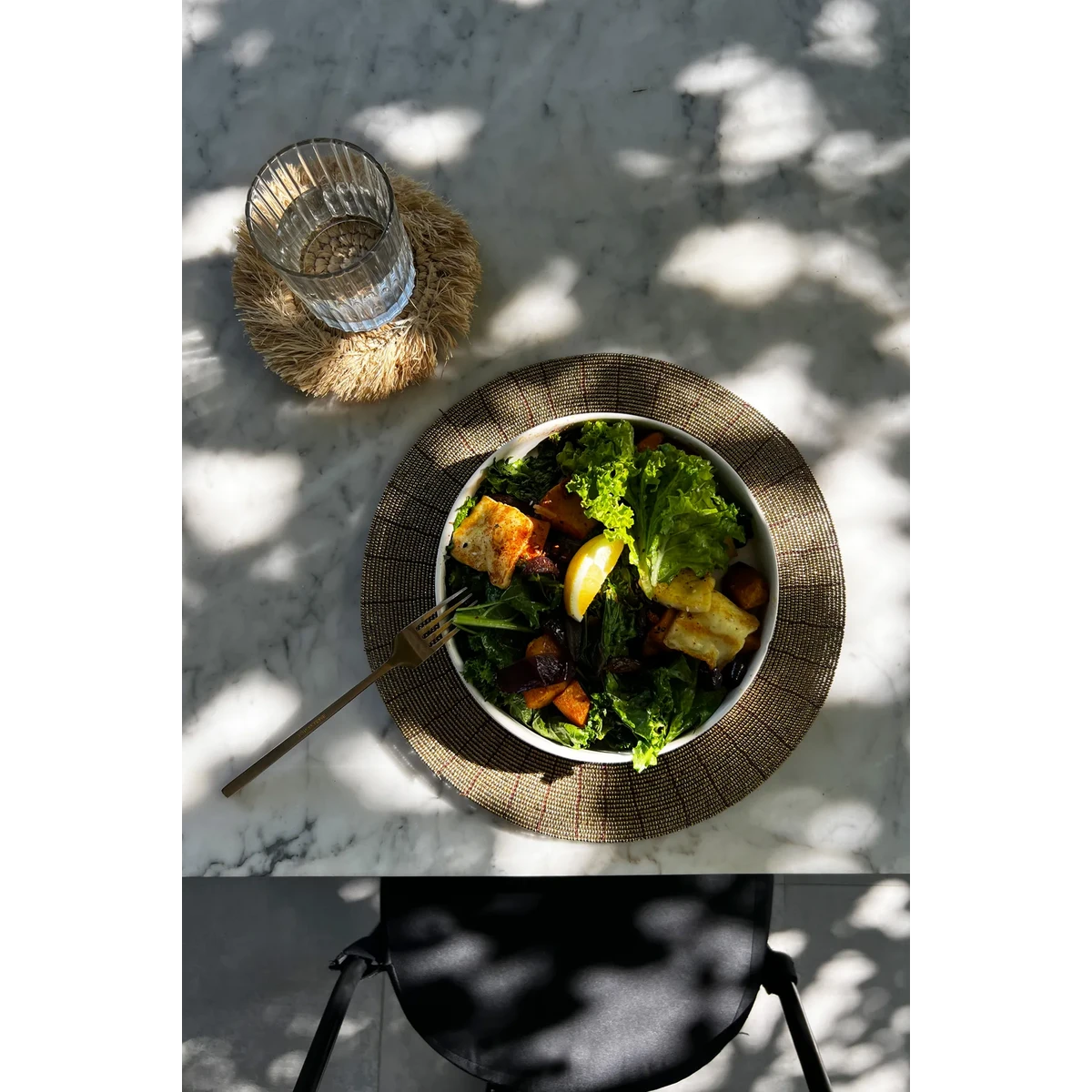 Bazar Bizar - De Beaded Placemat - Goud