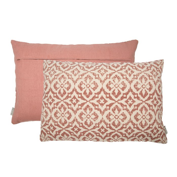 Mrs. Bloom - Sierkussen 'Coimbra' (60cm x 40cm, Oud roze)