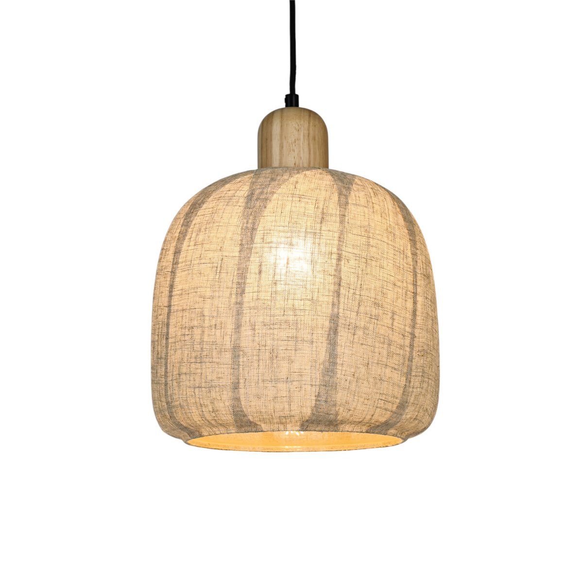 1304 Design - Hanglamp LIVA parelgrijs Ø26x25cm