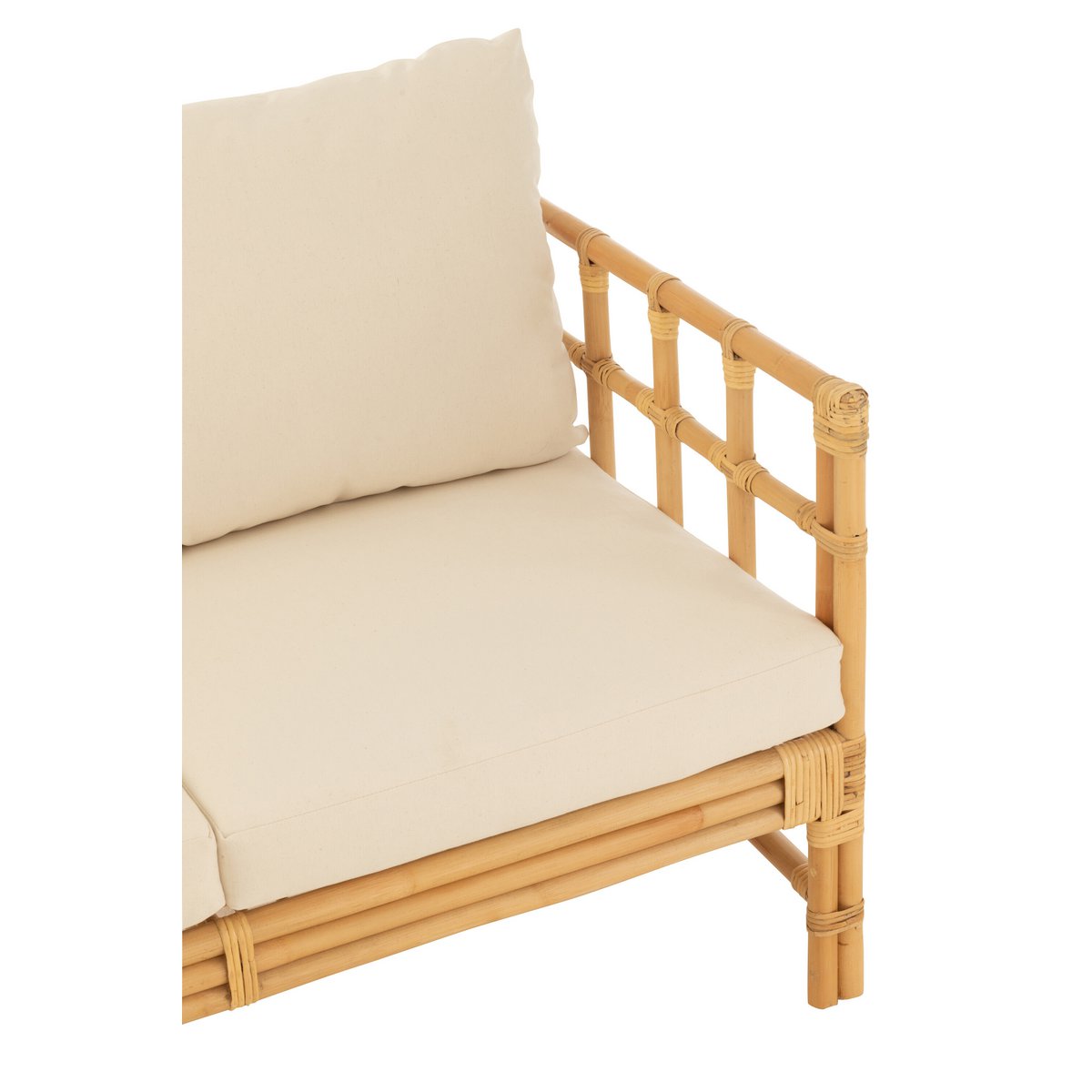 J-Line - Sofa 'Elise' (2-persoons, Wit)