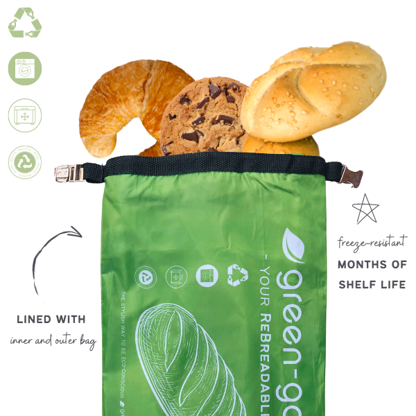 green-goose - Herbruikbare rPet Broodzakkenset