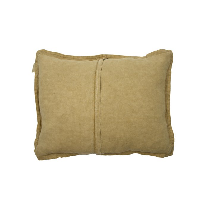 Mrs. Bloom - Linnen sierkussen 'Anna' (Gember, 50cm x 40cm)