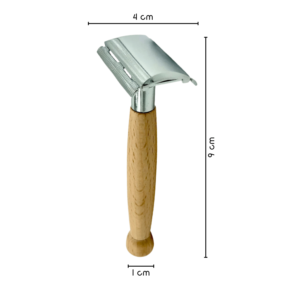 green-goose - Klassiek Scheermes met Scheerzeep en Scheerkwast - Bamboe