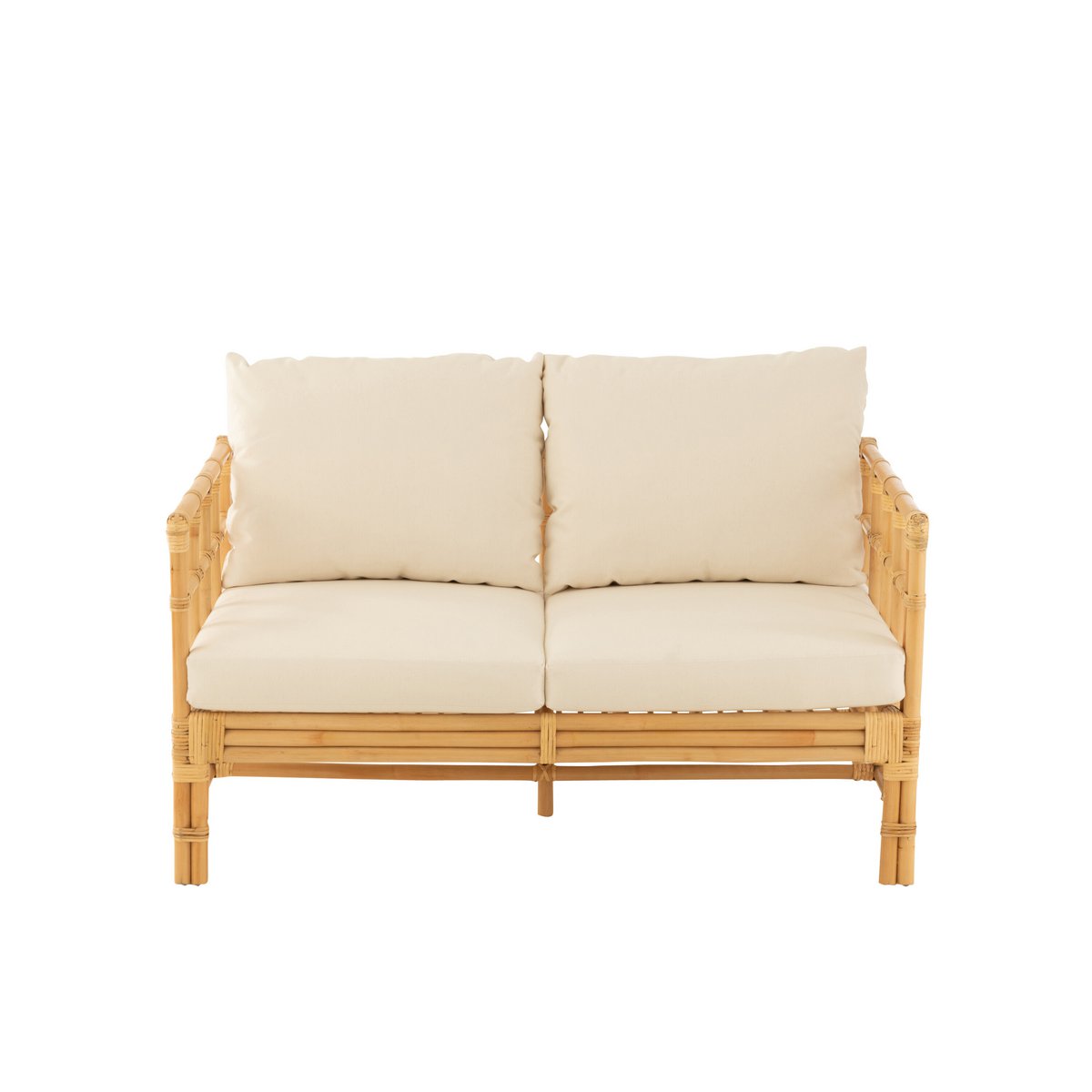 J-Line - Sofa 'Elise' (2-persoons, Wit)