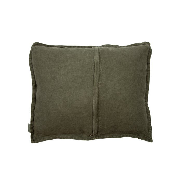 Mrs. Bloom - Linnen sierkussen 'Anna' (Bos, 50cm x 40cm)