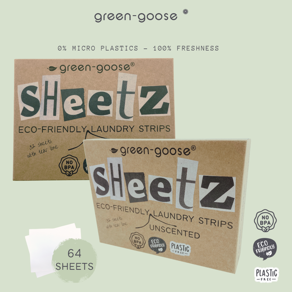 green-goose - Wasstrips - 64 Strips - Ongeparfumeerd