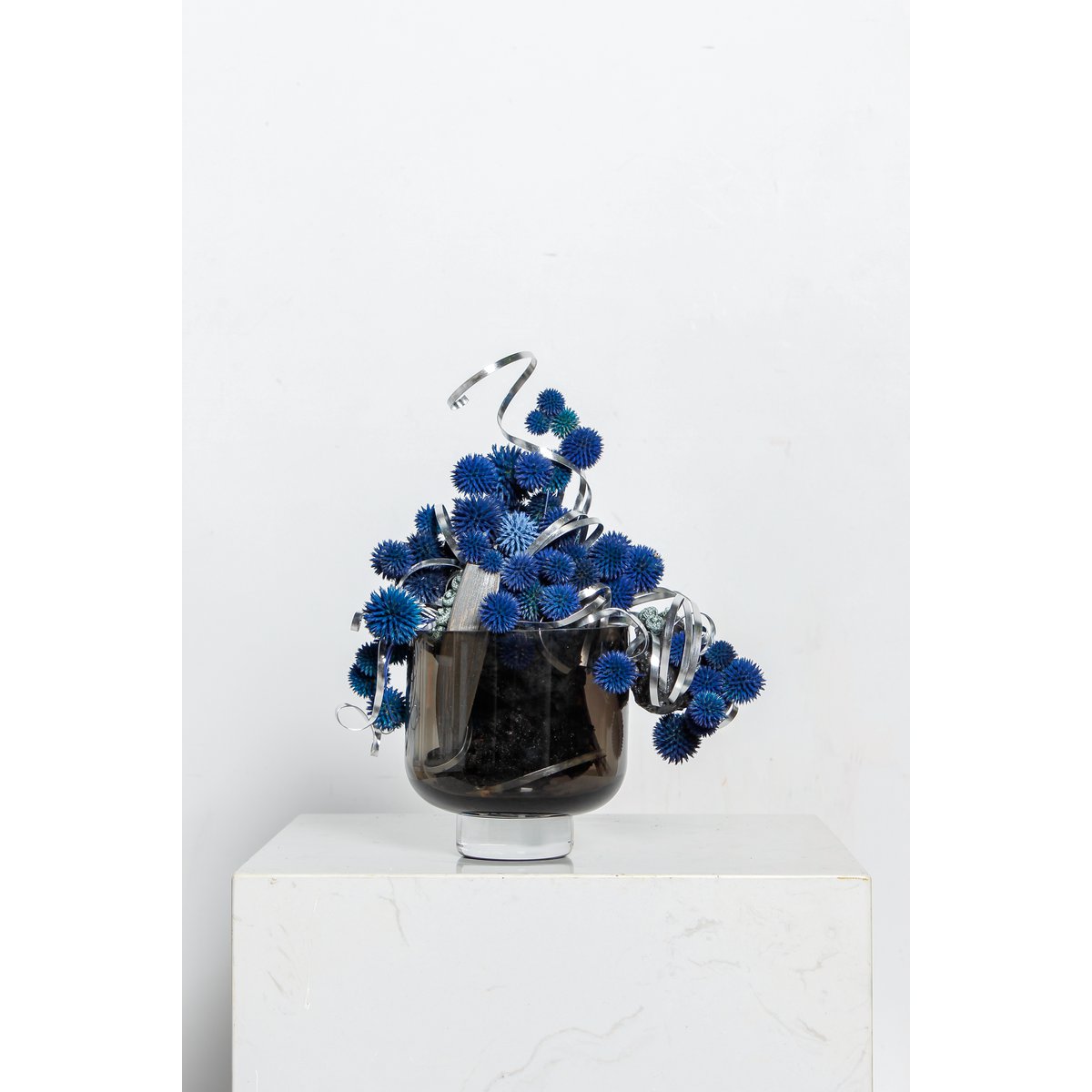 Element Accessories - Moderne lage vaas of schaal, Sober Design, OMAHA07GR