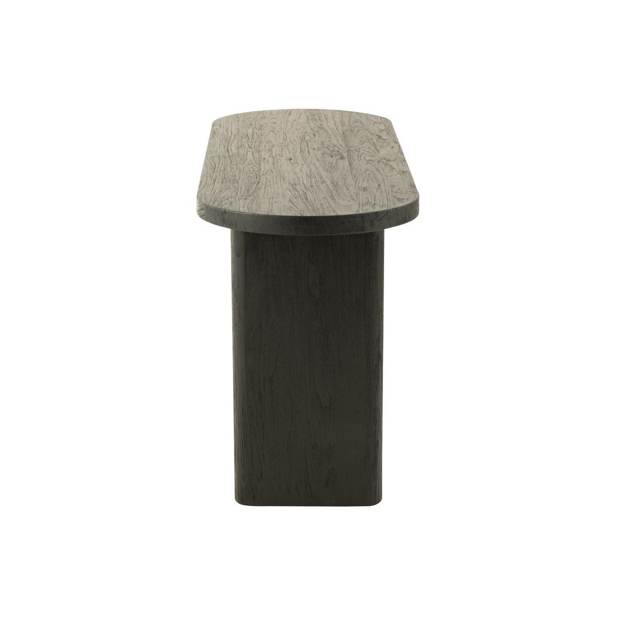 J-Line - Sidetable 'Teak' (Zwart, Hout)