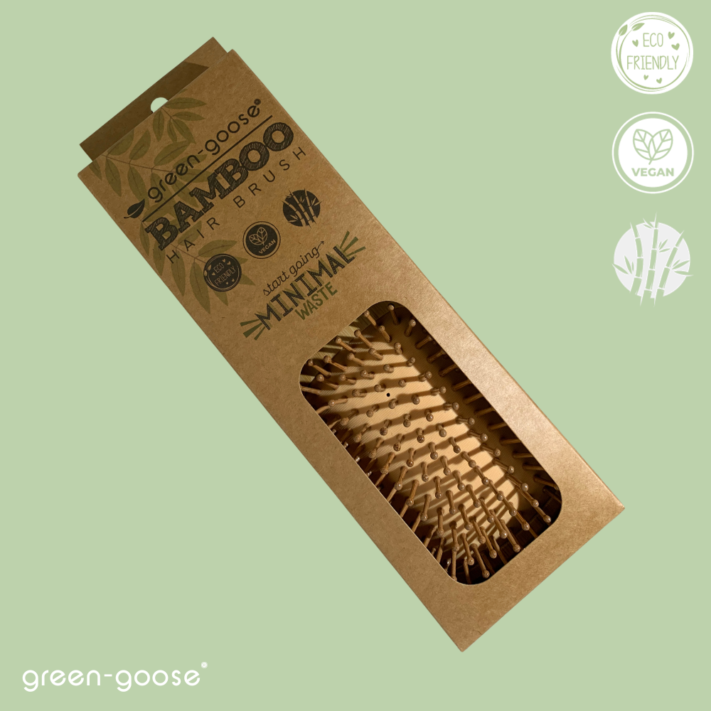 green-goose Bamboe Haarborstel XL