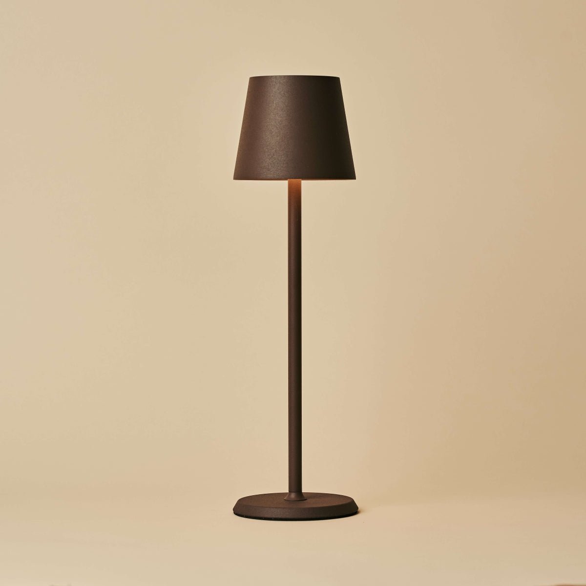 Tavellio-Amsterdam - Jasper Mocha Brown - Draadloze lamp met batterij L metaal, dimable en 3 lichtstadia