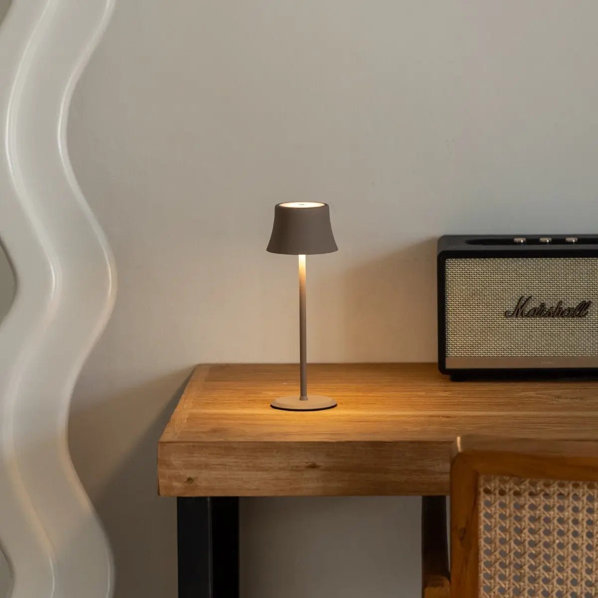 Tavellio-Amsterdam - Willy Mini Koala Bruin Oplaadbare Tafellamp| Dimbaar en draagbaar | Batterijduur van 60 uur