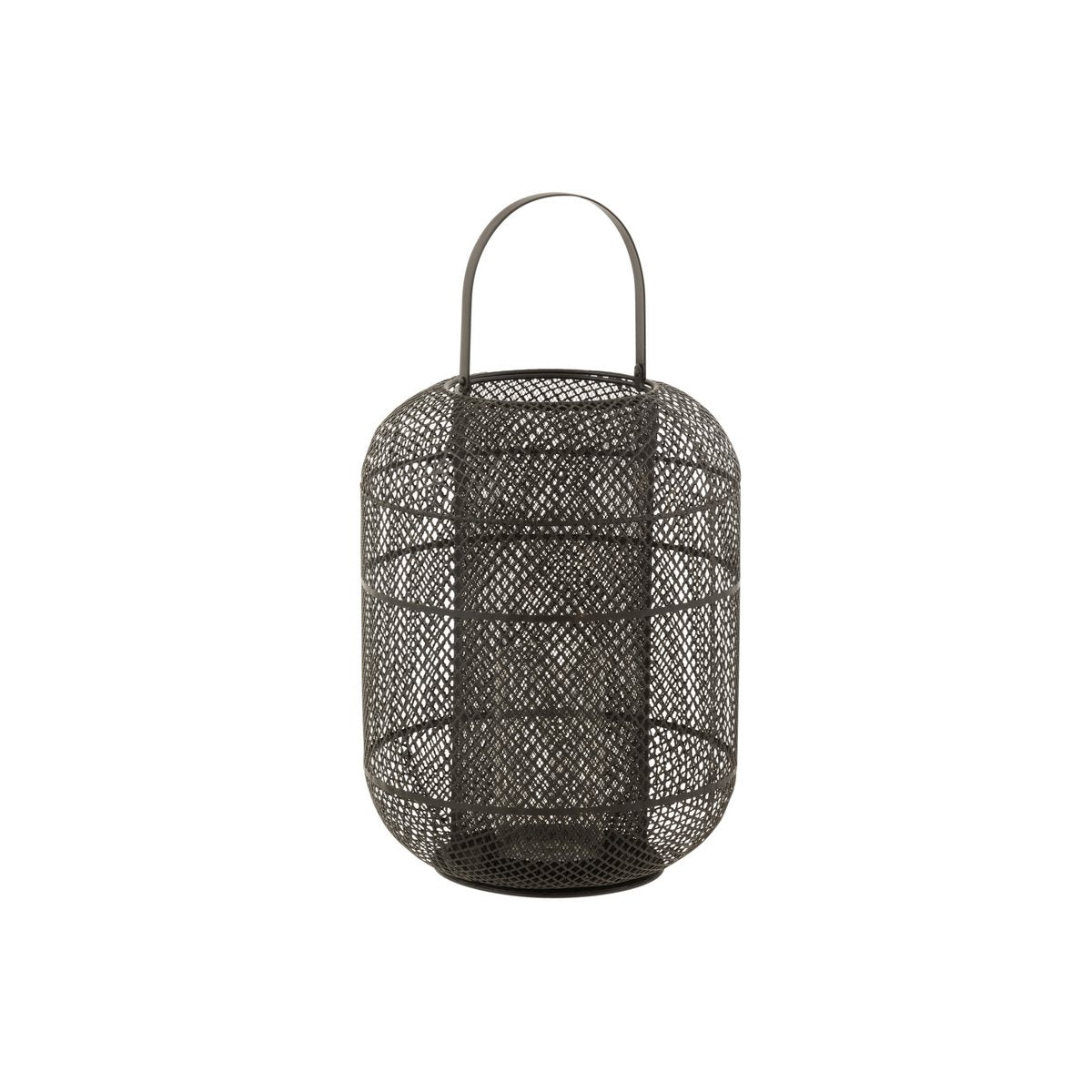 J-Line - Lantaarn Donny - Ijzer - Zwart