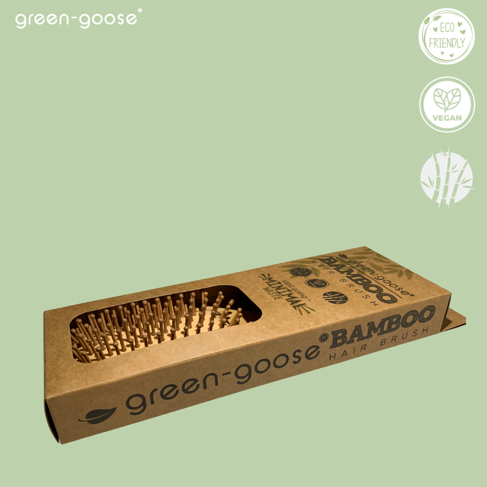 green-goose Bamboe Haarborstel XL