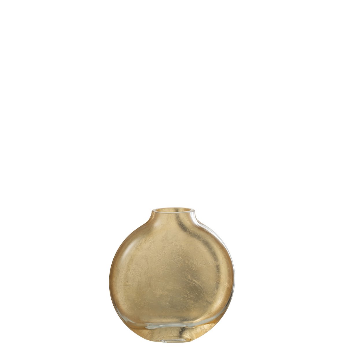 J-Line - Vaas Miki - Glas - Transparant/Goud - Small