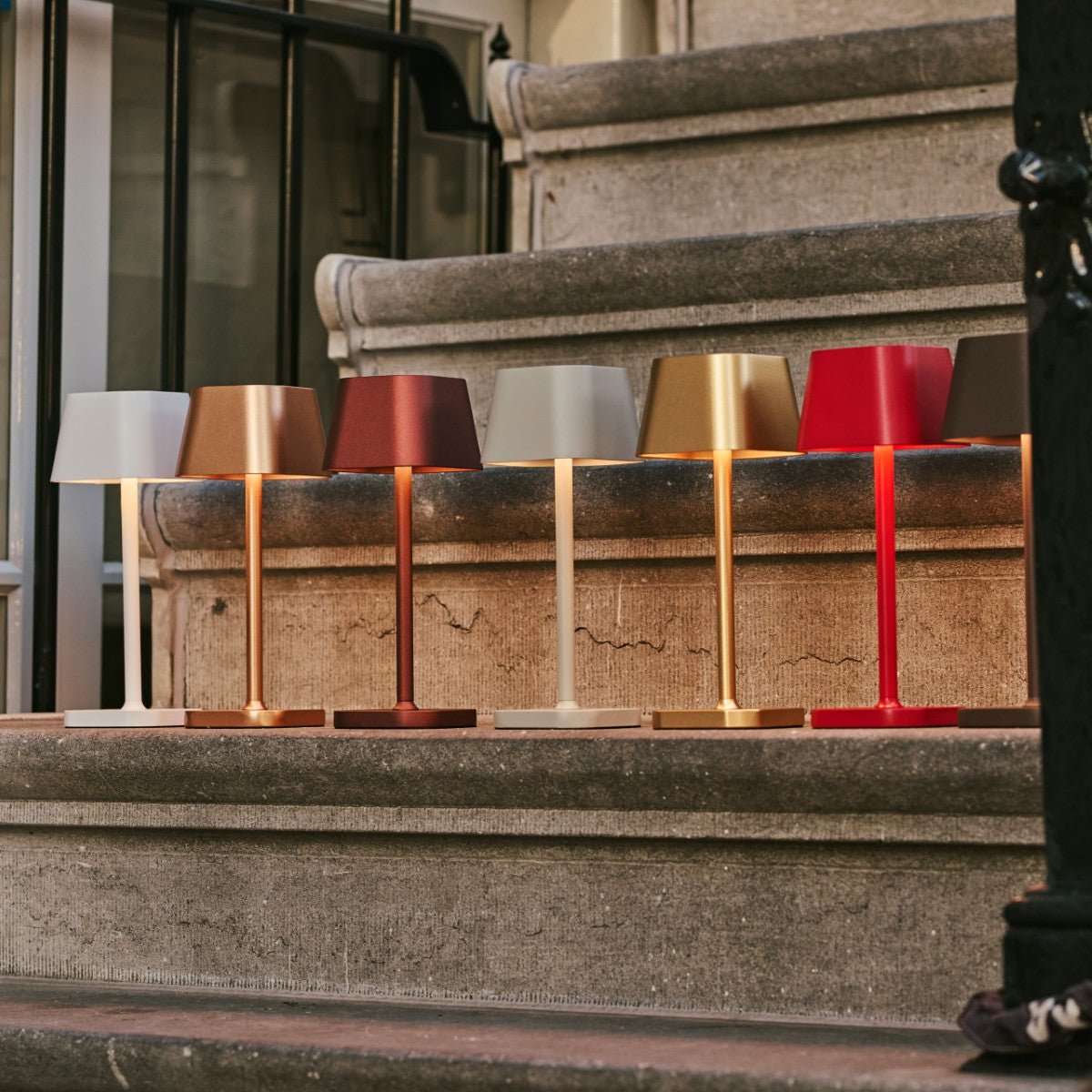 Tavellio-Amsterdam - Ava Bronze - Oplaadbare tafellamp | Stijlvol, draadloos en dimbaar