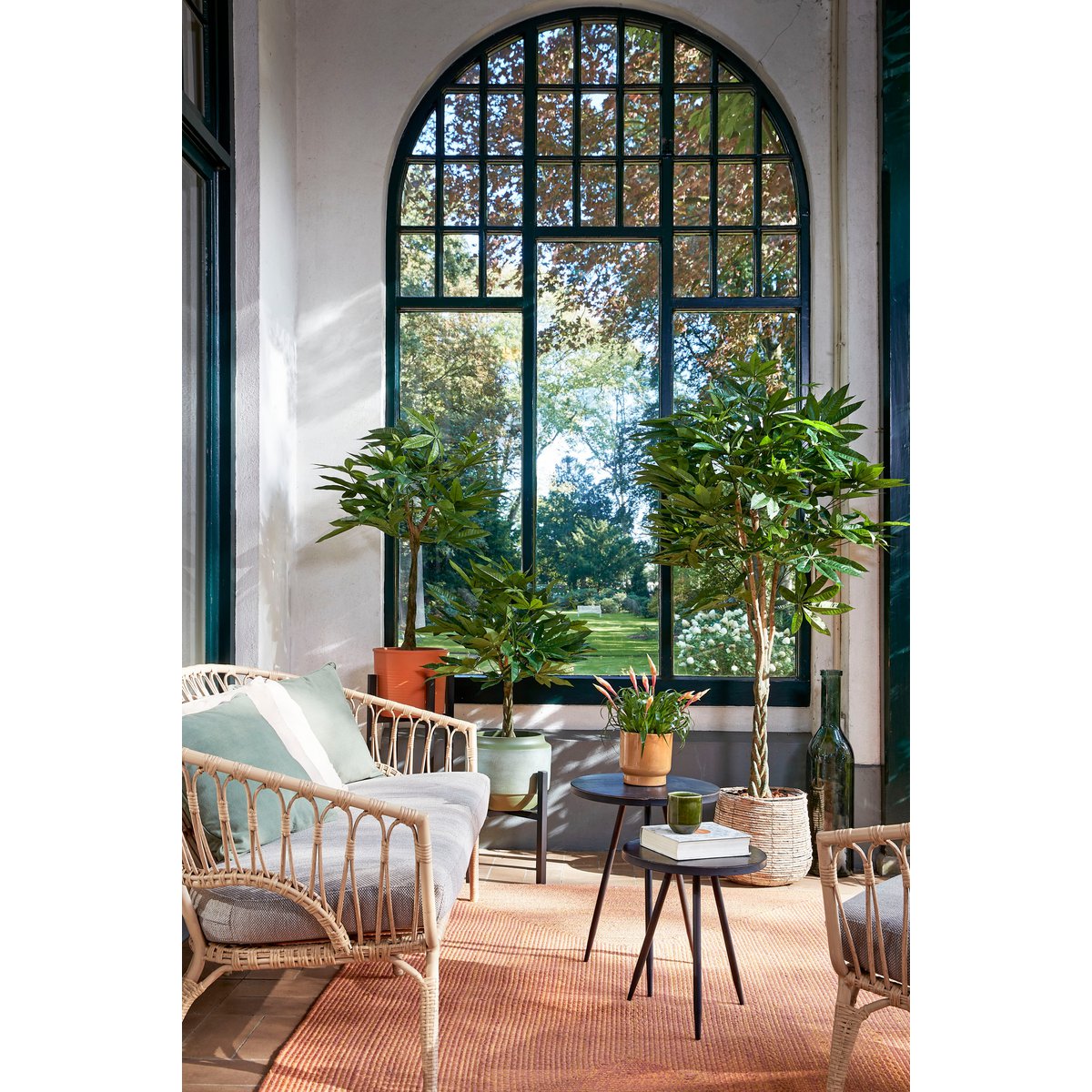 Mica Decorations - Kent Bijzettafel - H40 x Ø35 cm - Metaal - Zwart