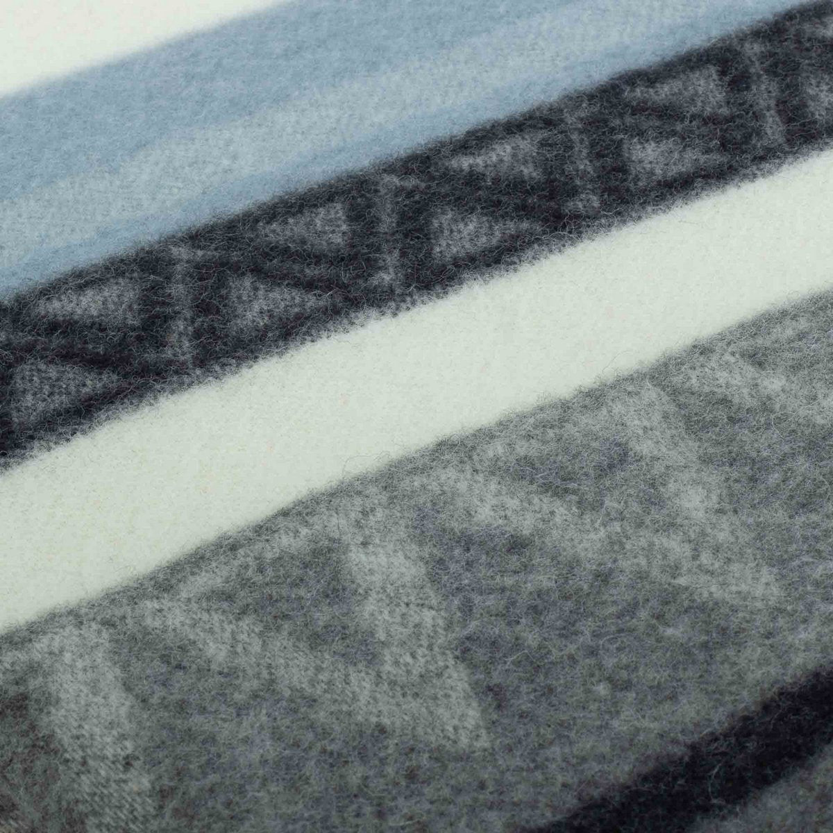 MoST Blankets - Wollen deken TRIANGEL blauw