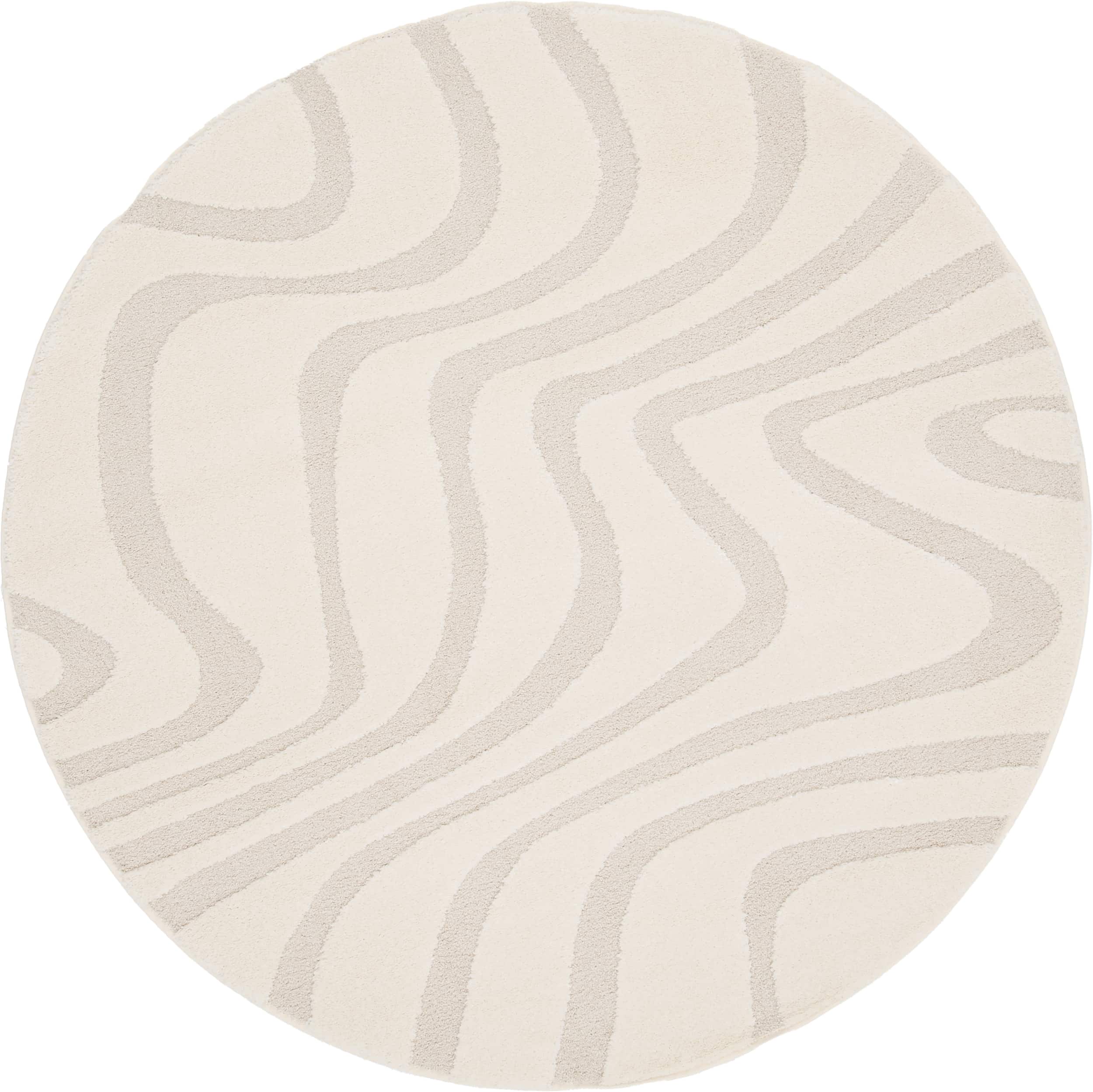 By Javy - Vloerkleed Coco Storm - kleur creme-creme