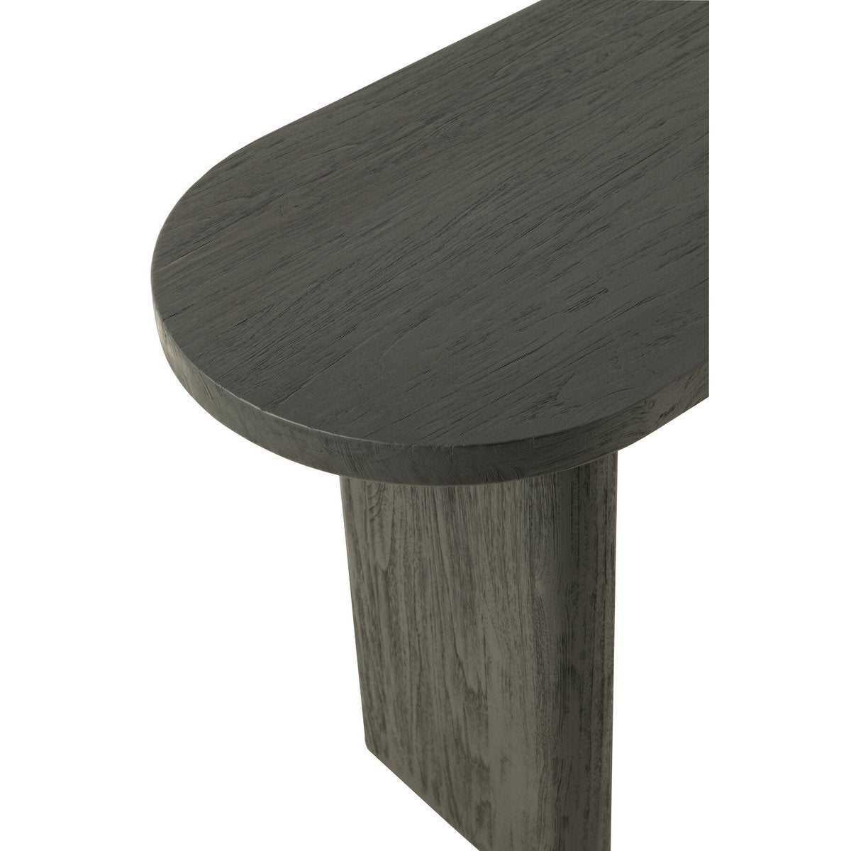 J-Line - Sidetable 'Teak' (Zwart, Hout)