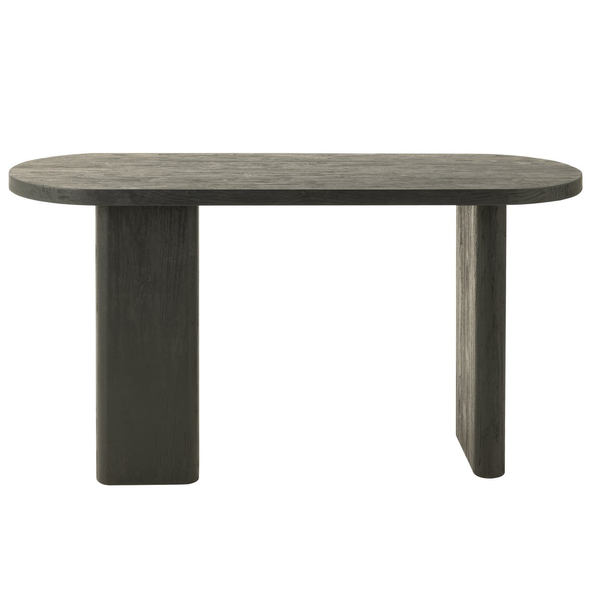 J-Line - Sidetable 'Teak' (Zwart, Hout)