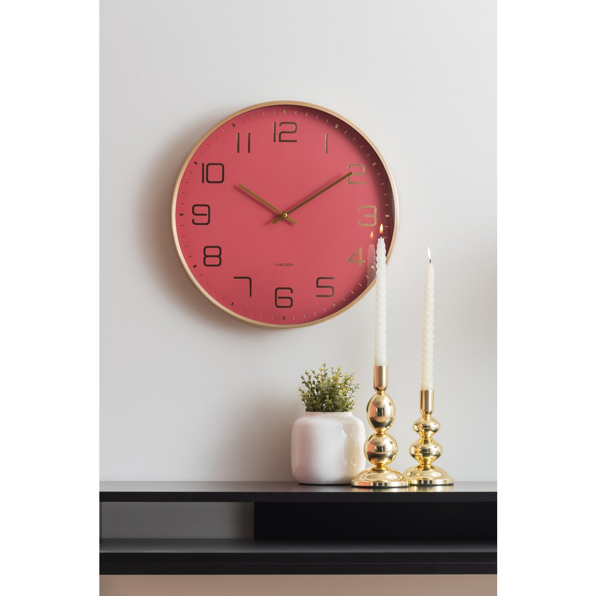 Karlsson - Wandklok Elegantie Glow