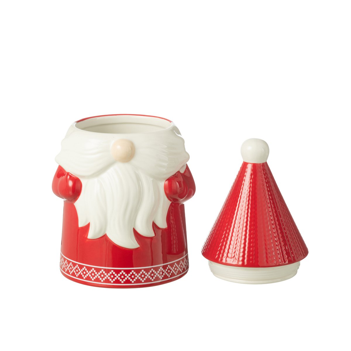 J-Line - Cadeauverpakking 'Nils' (Koekjesdoos, Rood)