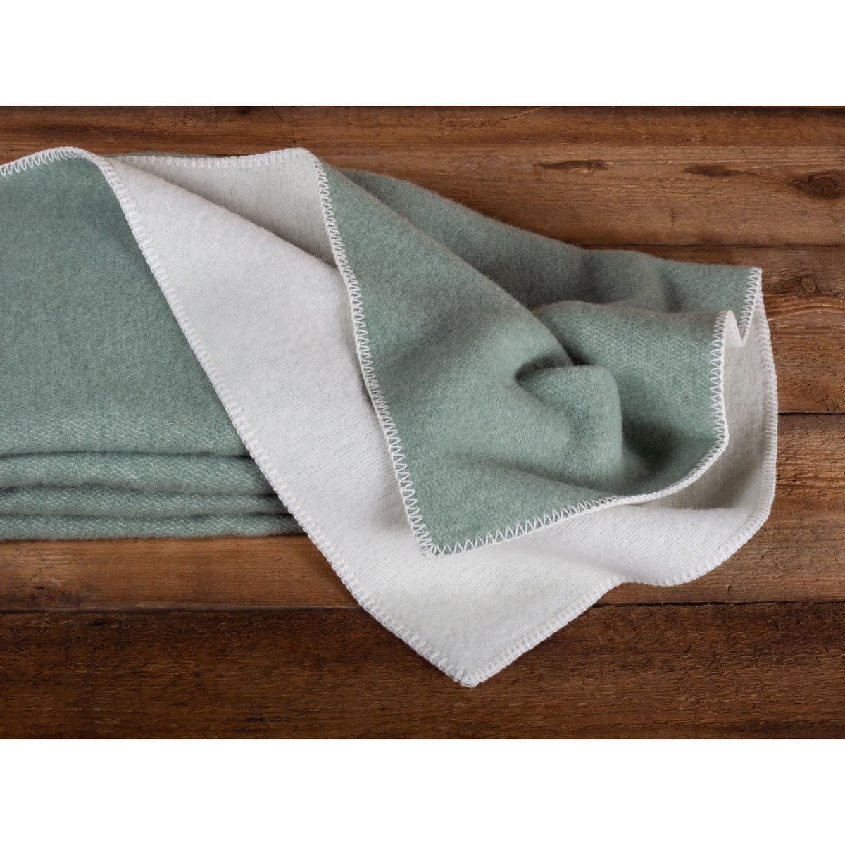 MoST Blankets - Wollen beddeken COOL MINT
