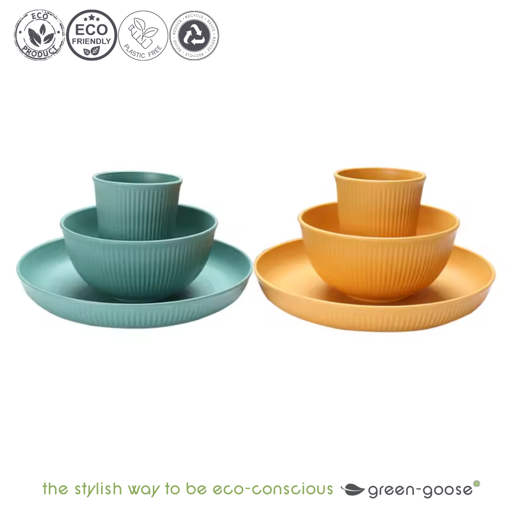 green-goose - Bioplastic Servies - 28-delig