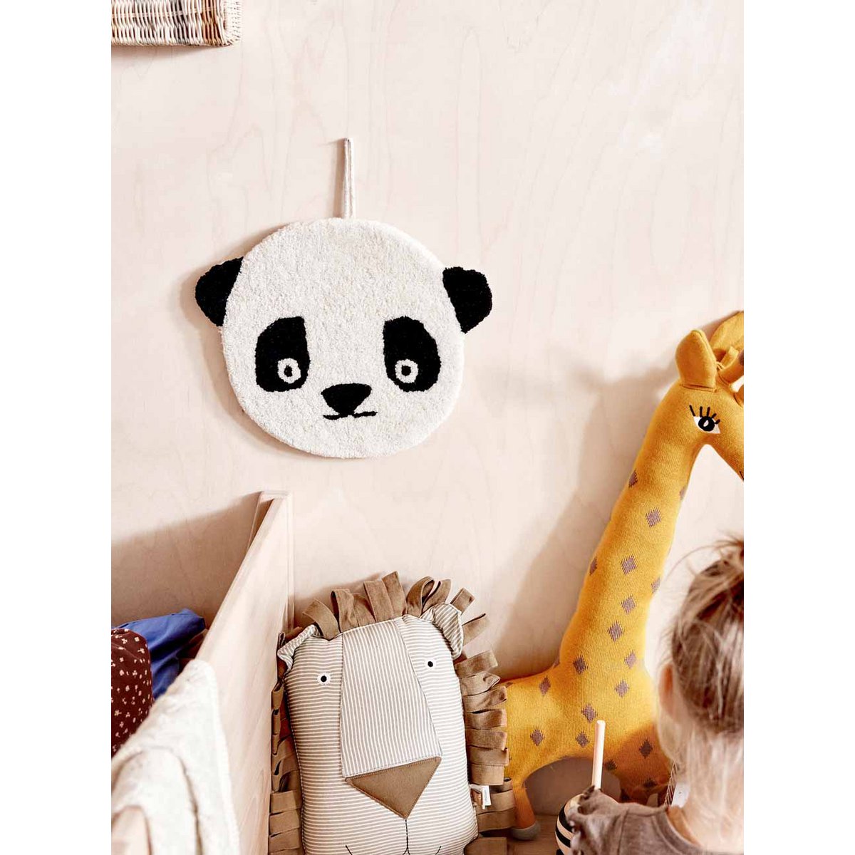 OYOY - Panda miniatuur muurhanger