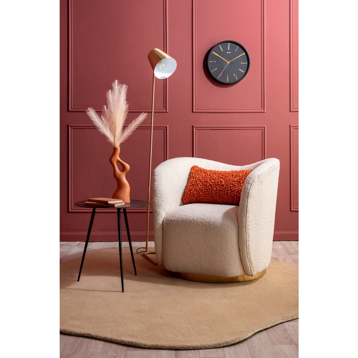 Karlsson - Wandklok Belle cijfers