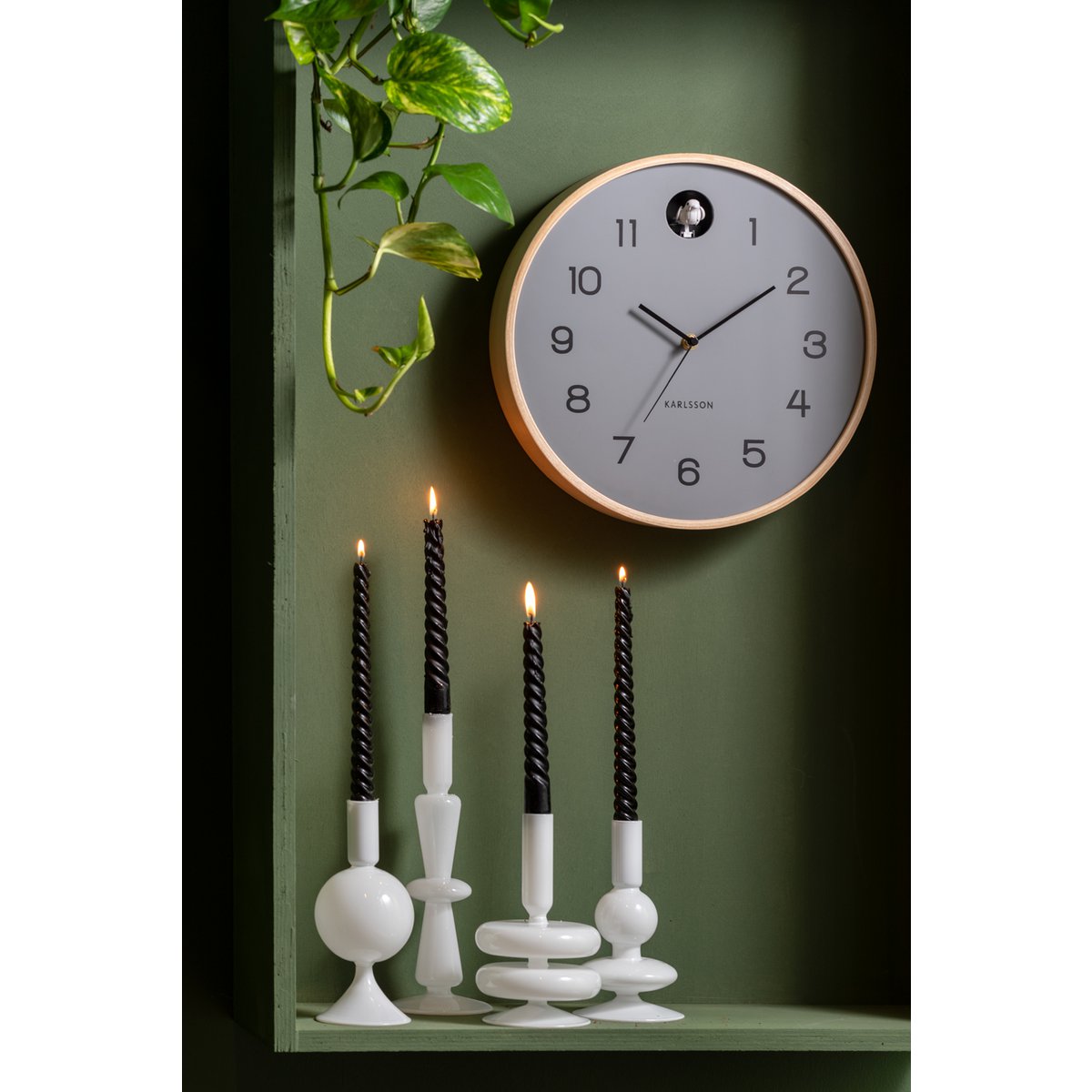 Karlsson - Wandklok Natuurlijke Koekoek