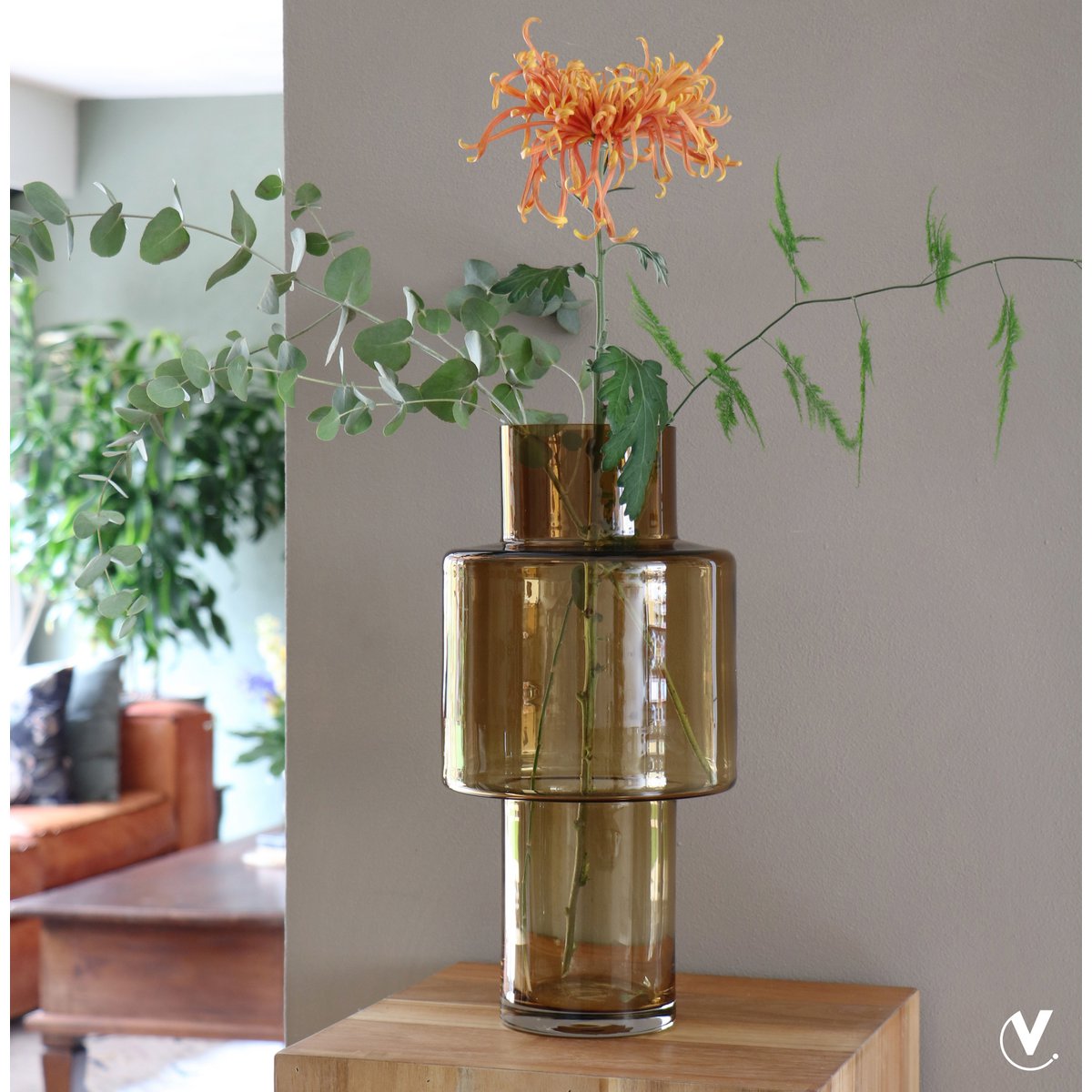 Vase the World - Vaas - Juba cognac