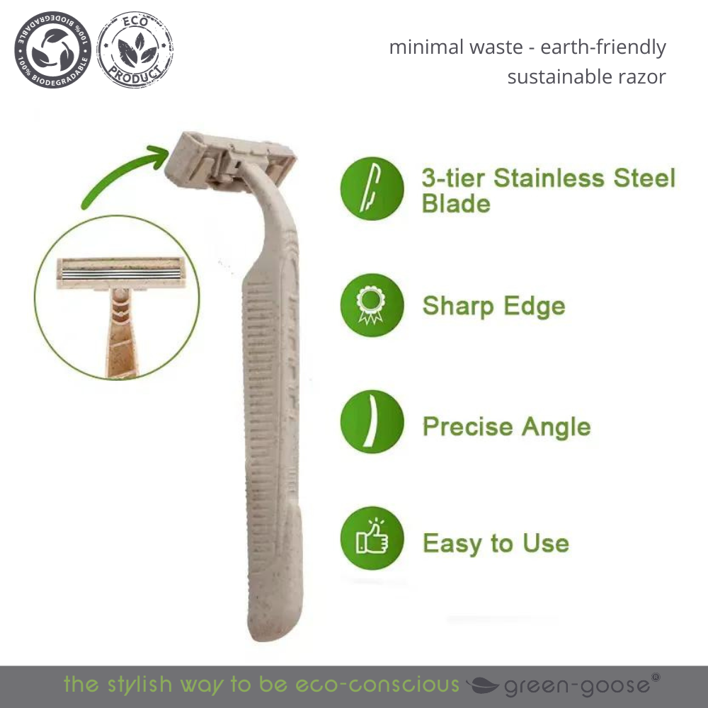 green-goose - Bio-based Scheermesjes | 24 Stuks