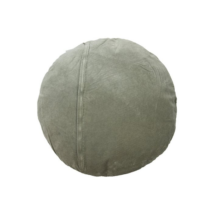 Mrs. Bloom - Fluwelen sierkussen 'Jade' (60cm, Oud groen)