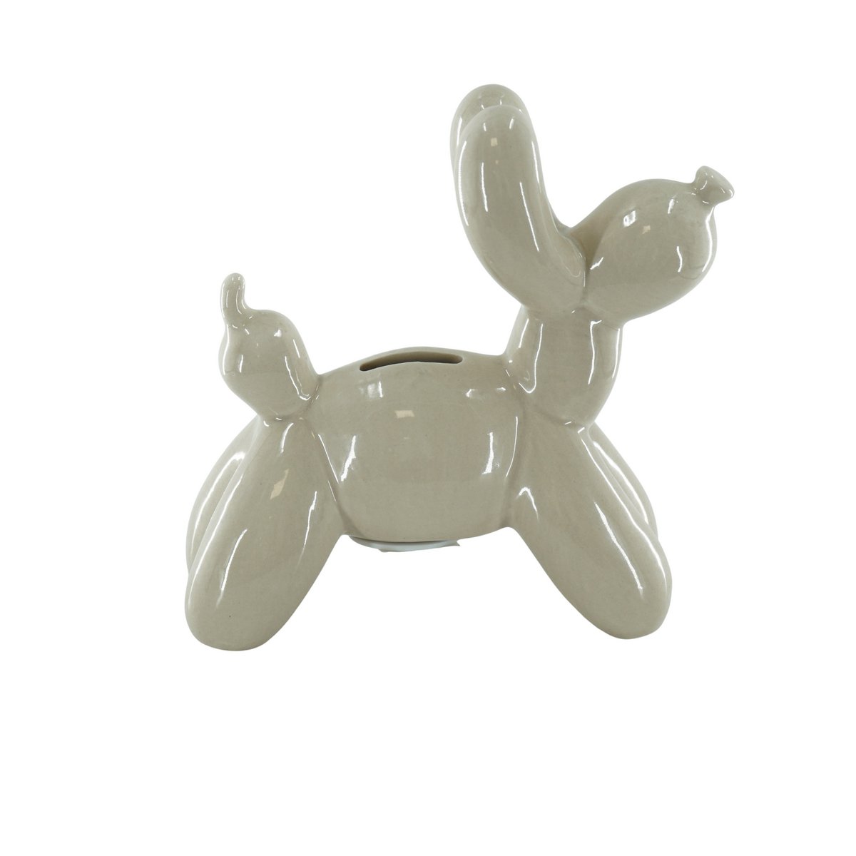 Housevitamin - Ornament- Spaarpot Ballon Hond- Keramiek- Zand-17x7x17cm