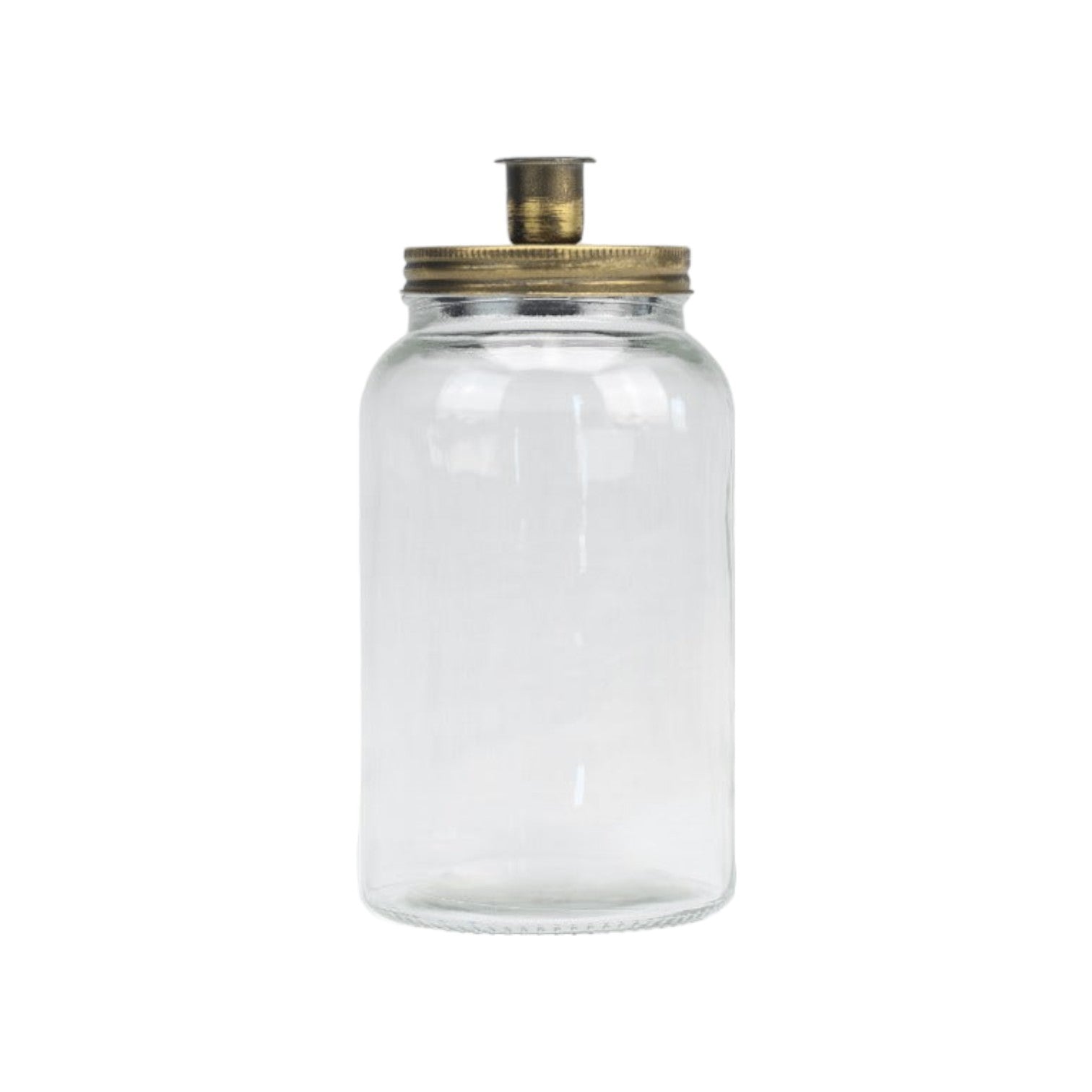 Maison d'Abri - Mason jar met kaarsenhouder 'Bari' (20cm hoog